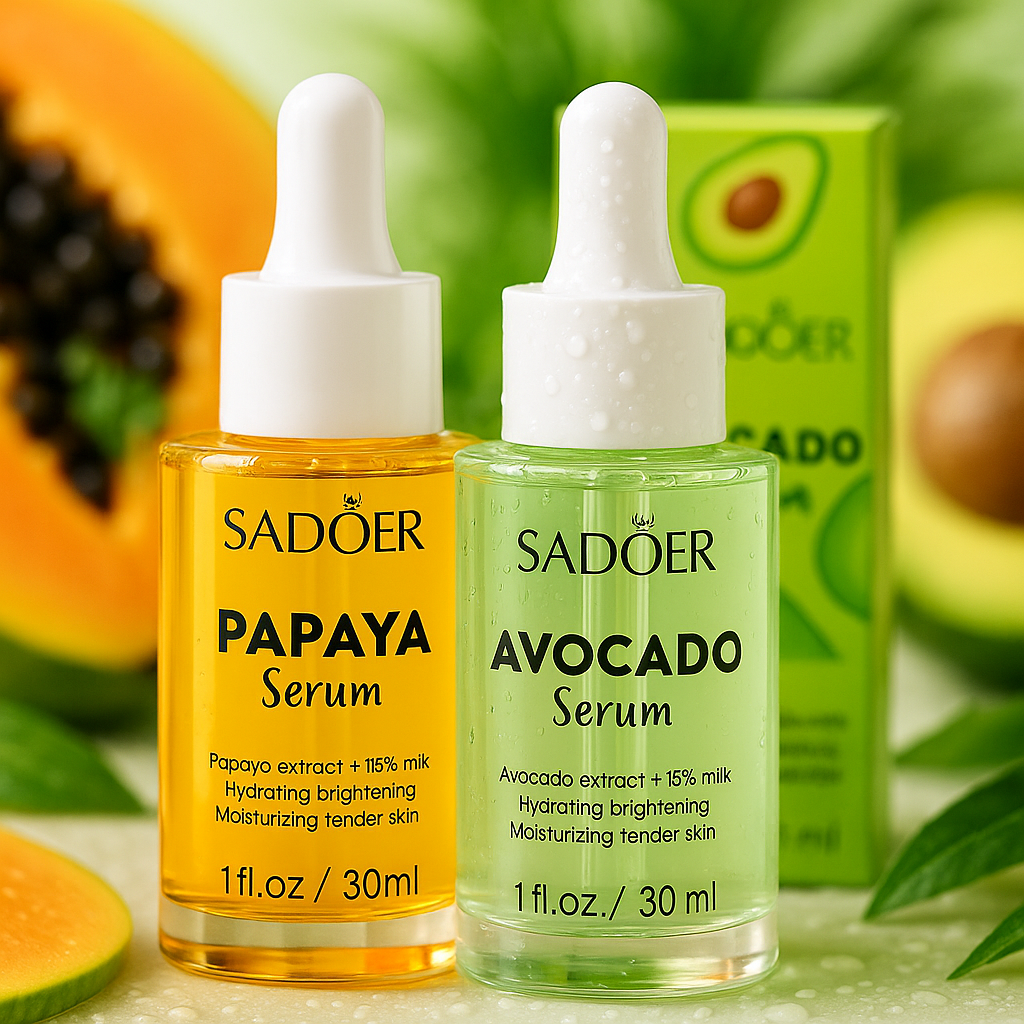COMBO SERUM SADOER AGUACATE Y PAPAYA
